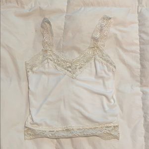 White crop top